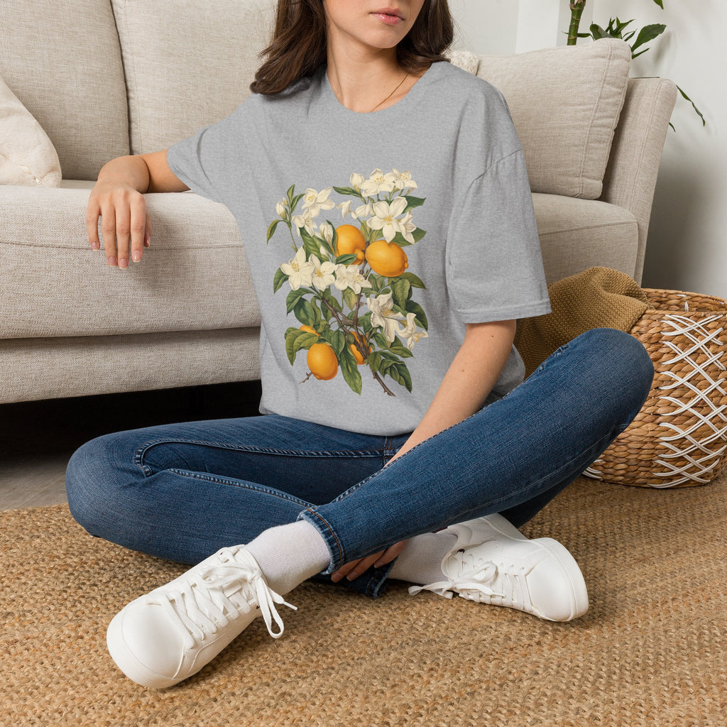 Orange Blossom Floral T-Shirt