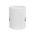 Cute Occult Baphomet Mug – Kawaii Dark Fantasy Mushroom Circle Design, Ceramic Mug, (11oz, 15oz)