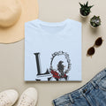 Dark Raven & Crimson Roses Gothic Aesthetic T-Shirt | Mystical Crow Floral Design, Unisex Softstyle T-Shirt