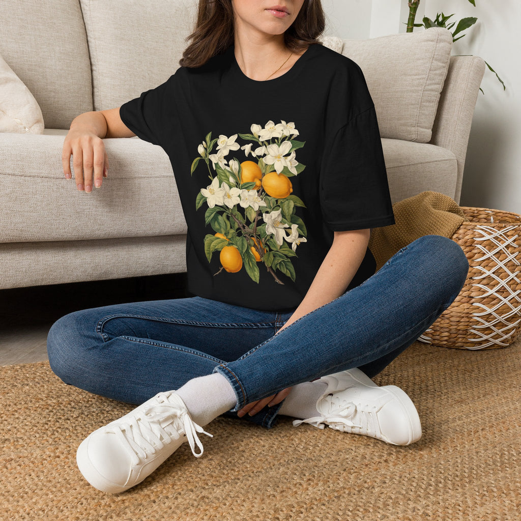 Orange Blossom Floral T-Shirt
