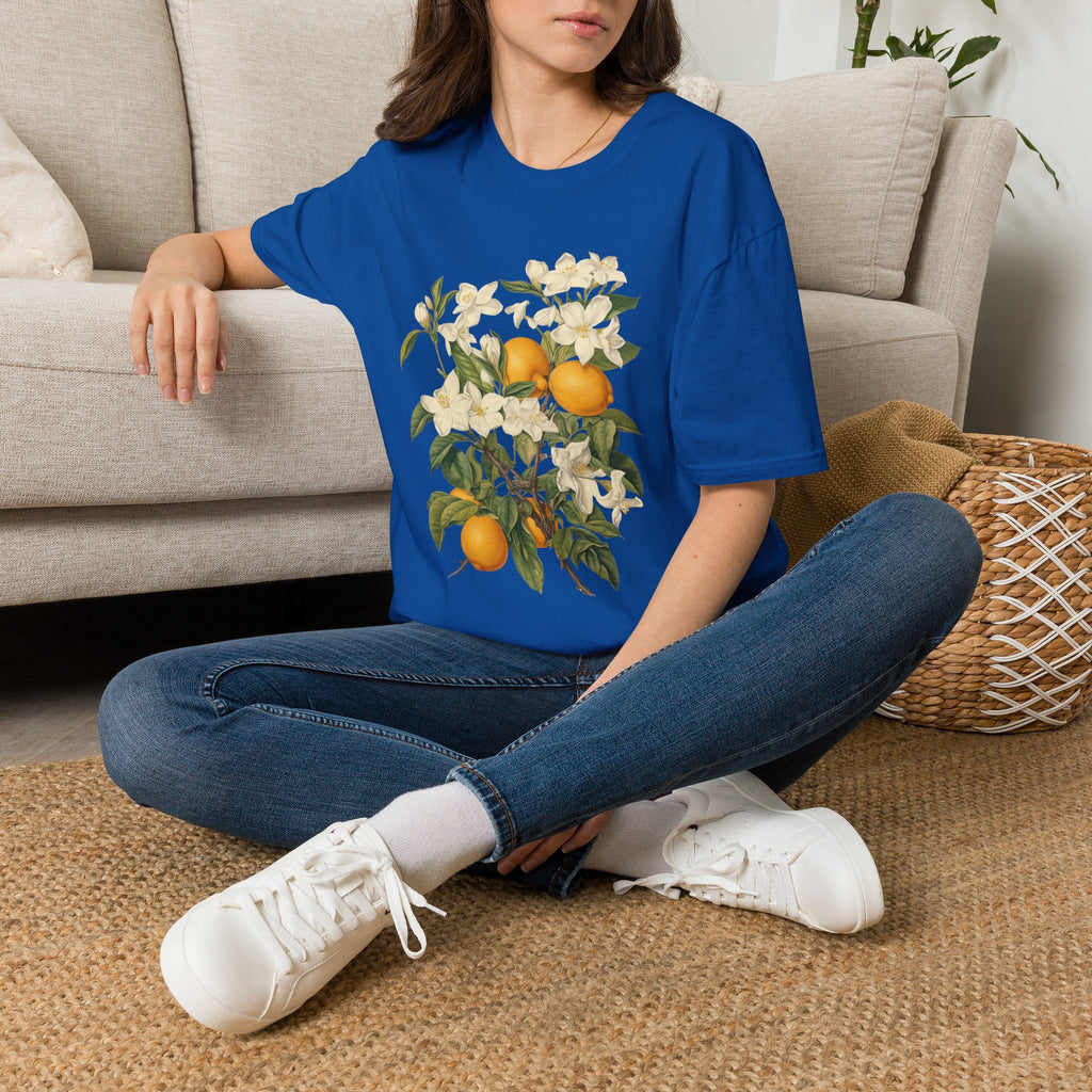 Orange Blossom Floral T-Shirt