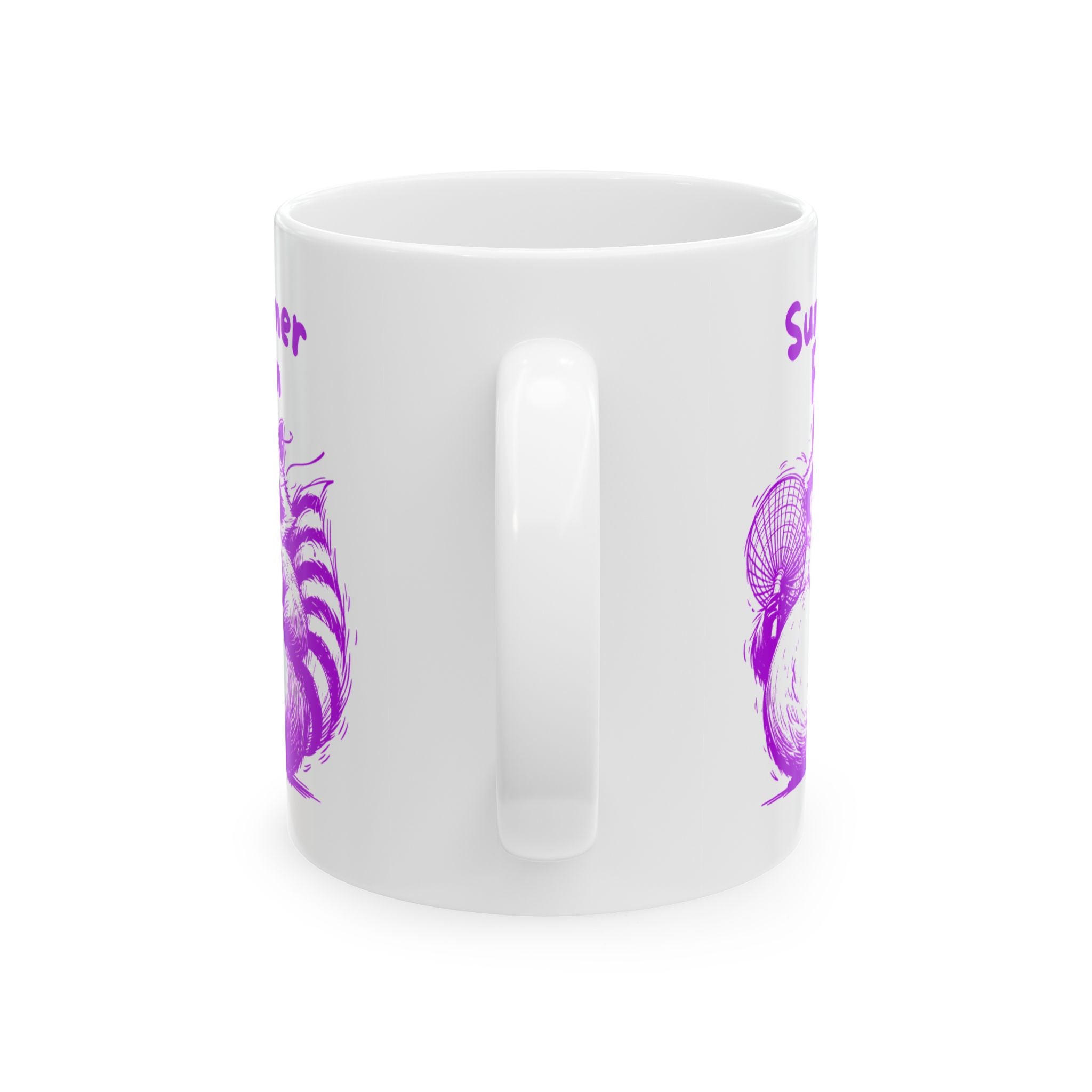 Cute Raccoon, Cartoon Animal Design,Ceramic Mug, (11oz, 15oz)