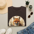 Fox Portrait T‑Shirt — Vintage Woodland Fox Graphic Tee