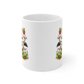 Cute Goat Harvest Mug — Kawaii Baby Goat Picking Strawberries 11oz