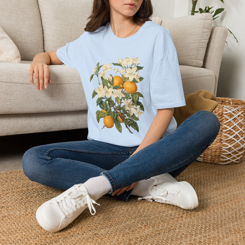 Orange Blossom Floral T-Shirt