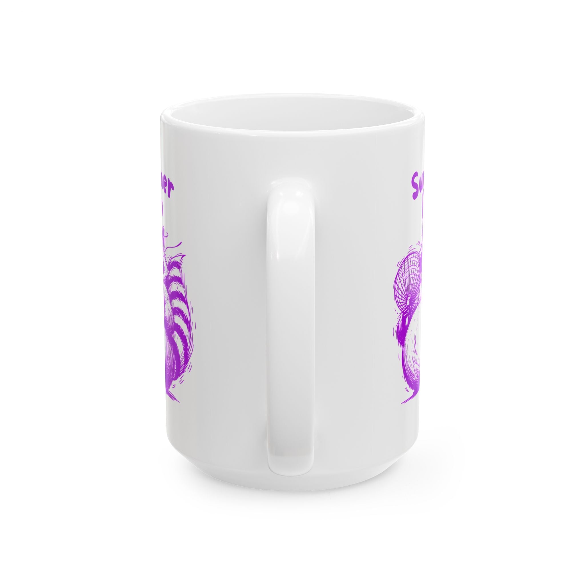 Cute Raccoon, Cartoon Animal Design,Ceramic Mug, (11oz, 15oz)