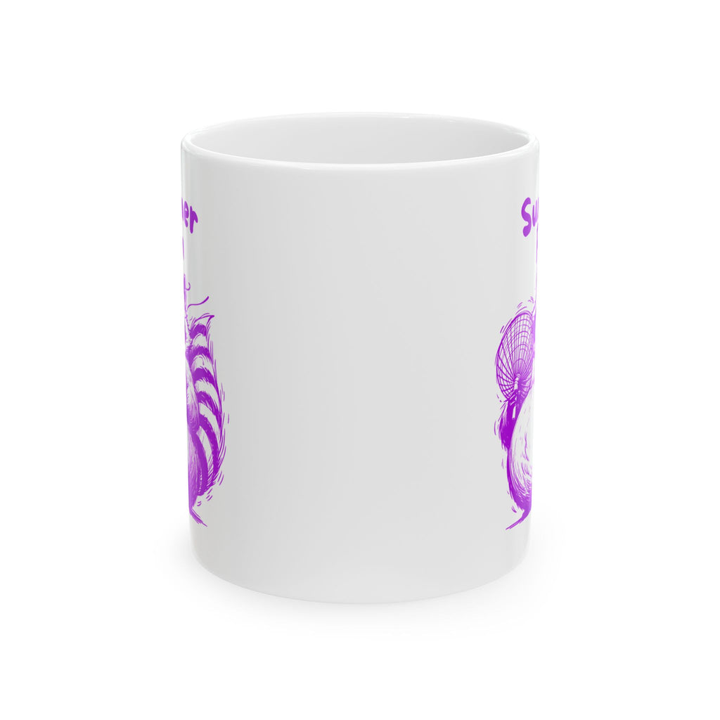 Cute Raccoon, Cartoon Animal Design,Ceramic Mug, (11oz, 15oz)