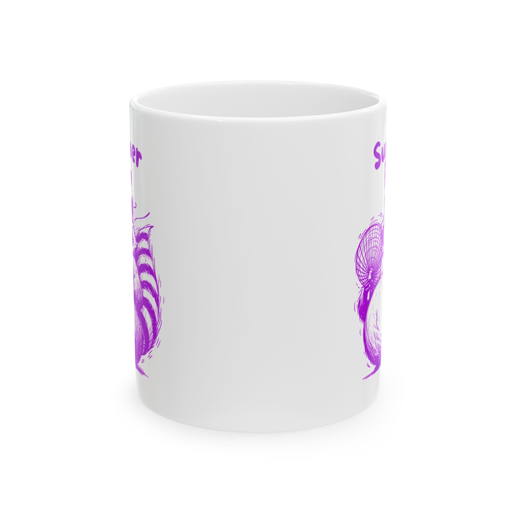 Cute Raccoon, Cartoon Animal Design,Ceramic Mug, (11oz, 15oz)