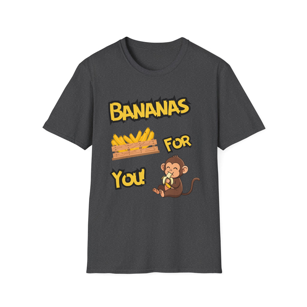 Bananas For You T-Shirt — Cute Monkey & Banana Crate Graphic Tee