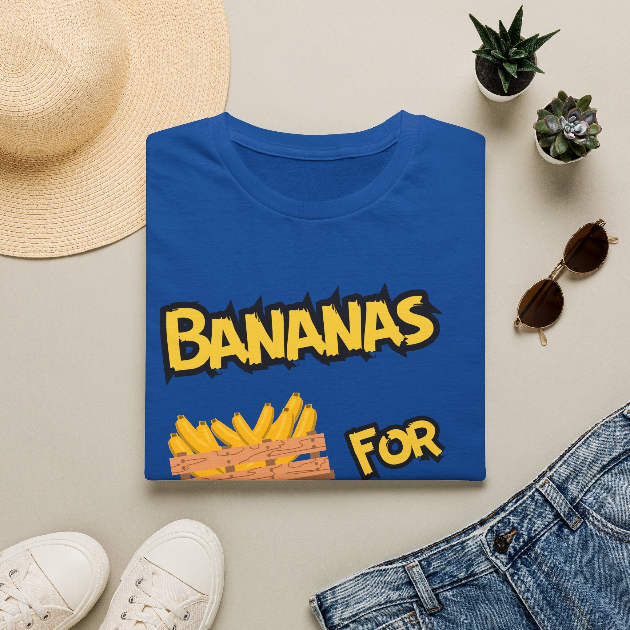 Bananas For You T-Shirt — Cute Monkey & Banana Crate Graphic Tee